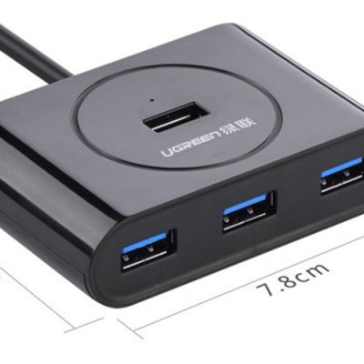 Hub 4 Cổng USB 3.0 Ugreen 20291 1m - Hàng Chính Hãng